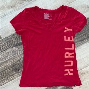 Ladies Hurley V Neck Tee! Sz M